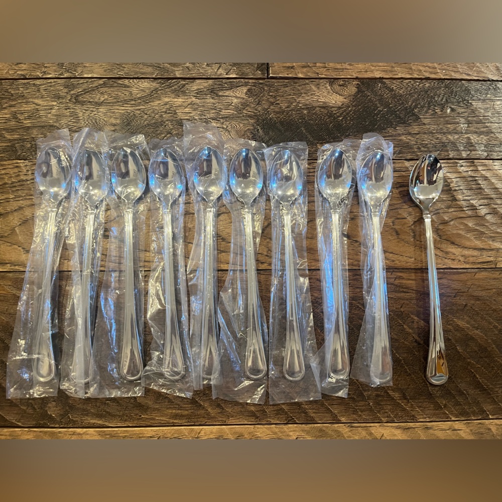 Mendon by Reed & Barton Circa 2002 discontinued New Iced Tea Spoons (10)